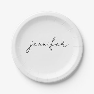 Personalized  Dish, Bridesmaid Gifts, Engagement   Paper Plates