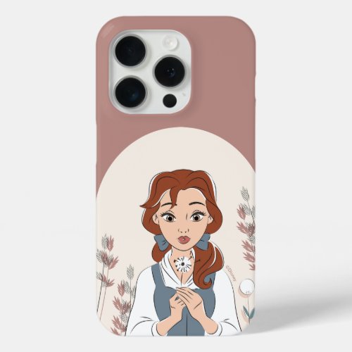 Personalized Disney  Belle in the Garden iPhone 15 Pro Case