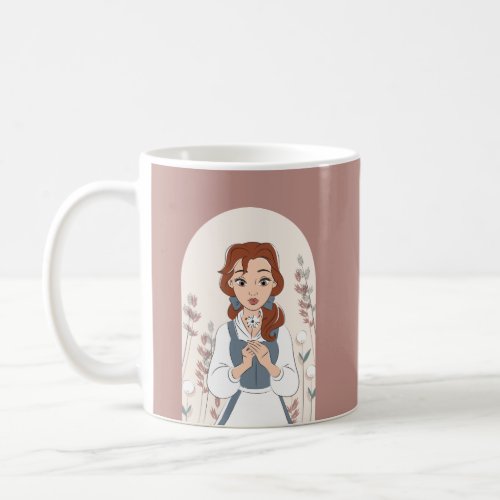 Personalized Disney  Belle in the Garden Coffee Mug