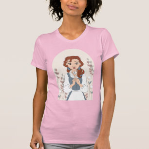 Personalized Disney   Belle in the Garden T-Shirt