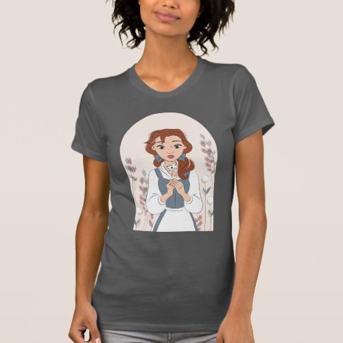 Personalized Disney  Belle in the Garden T_Shirt