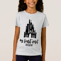 Personalized Disney Castle My First Visit T-Shirt