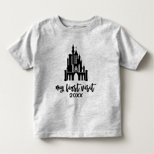 Personalized Disney Castle My First Visit T_Shirt
