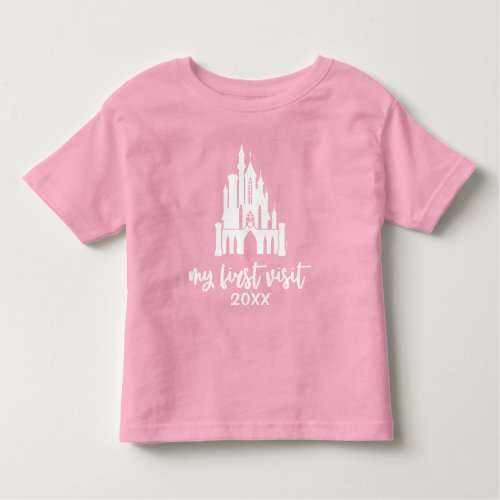 Personalized Disney Castle My First Visit T_Shirt
