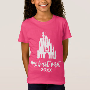 Personalized Disney Castle My First Visit T-Shirt