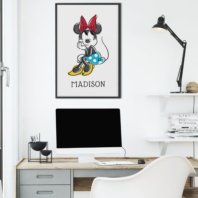 Personalized Disney Minnie Mouse | Minnie Eye Roll Poster (Creator Uploaded)