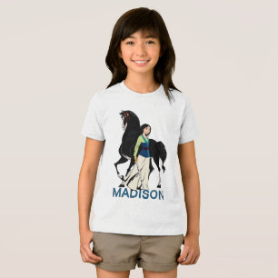 Personalized Disney Mulan & Khan Warrior Princess Tri-Blend Shirt