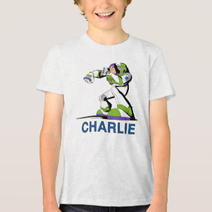 Personalized Disney Pixar Toy Story Buzz Lightyear Tri-Blend Shirt