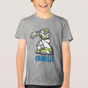 Personalized Disney Pixar Toy Story Buzz Lightyear Tri-Blend Shirt