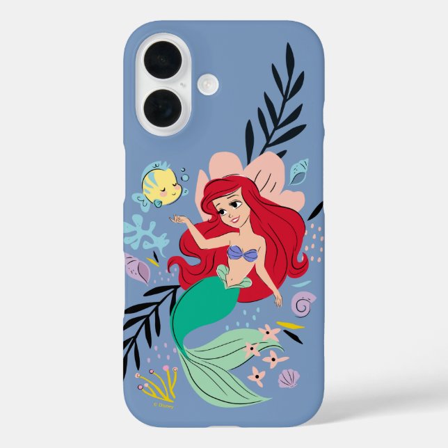 Personalized Disney Princess | Ariel & the Ocean Case-Mate iPhone Case (Back)