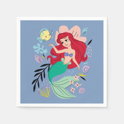 Personalized Disney Princess  Ariel  the Ocean Napkins