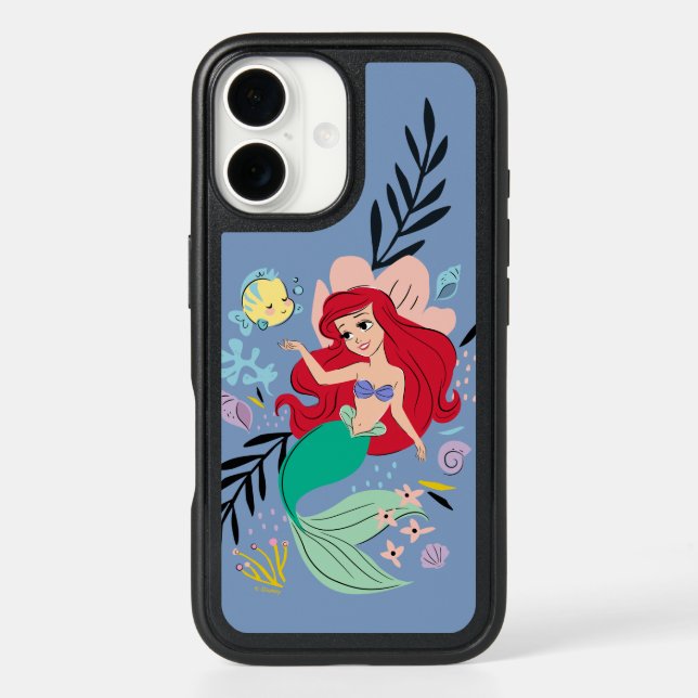 Personalized Disney Princess | Ariel & the Ocean Otterbox iPhone Case (Back)