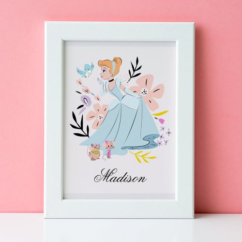 Personalized Disney Princess  Cinderella Poster