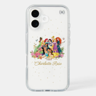 Personalized Disney Princess Floral iPhone 16 Case