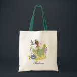 Personalized Disney Princess | Tiana in the Garden Tote Bag<br><div class="desc">Check out this cute Disney design featuring Tiana. Add your child's name.</div>