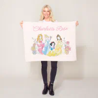 Personalized disney outlet princess blanket