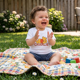 Personalized Disney Winnie the Pooh Baby T-Shirt