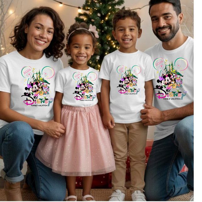 Personalized Disney World 2026 Family Trip T-Shirt (Creator Uploaded)