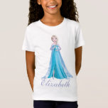 Personalized - Disney&#39;s Frozen Elsa Birthday T-shirt at Zazzle