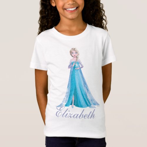 Personalized _ Disneys Frozen Elsa Birthday T_Shirt
