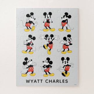 Personalized Disney's Mickey Mouse Emotions Jigsaw Puzzle