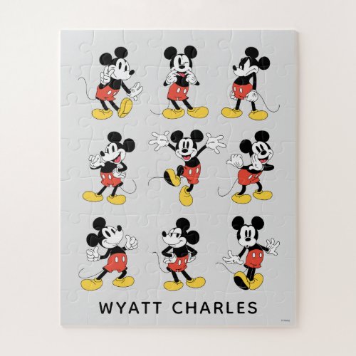 Personalized Disneys Mickey Mouse Emotions Jigsaw Puzzle