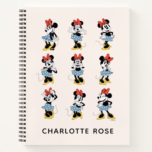 Personalized Disneys Minnie Mouse Emotions Sketch Notebook