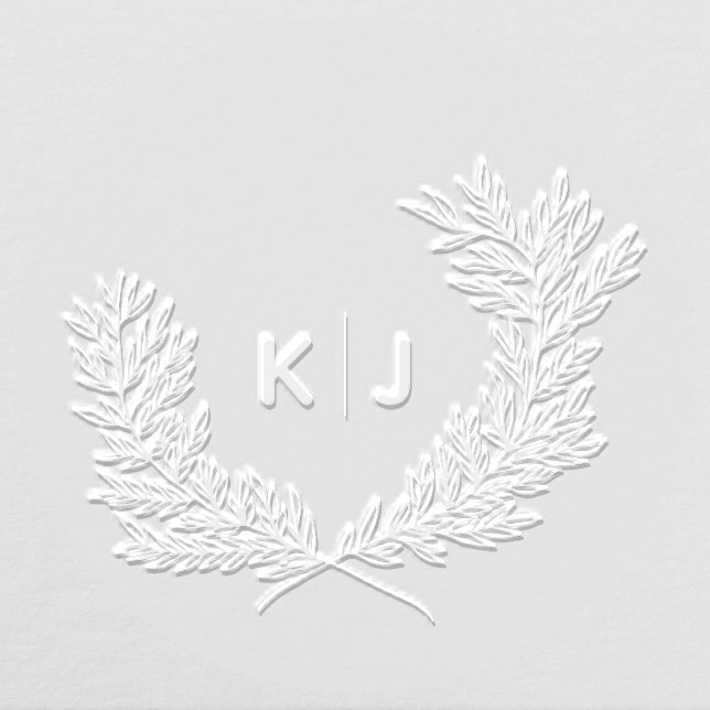 Personalized Distinguished Monogram Initial Embosser (Design)