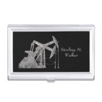 Personalized Distressed Metal Oilfield Design