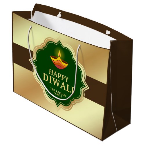 Personalized Diwali Large Gift Bag