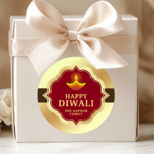 Personalized Diwali Sticker