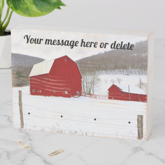 Personalized DIY Four Place Decorative Key Rack Wooden Box Sign (In Situ Horizontal)