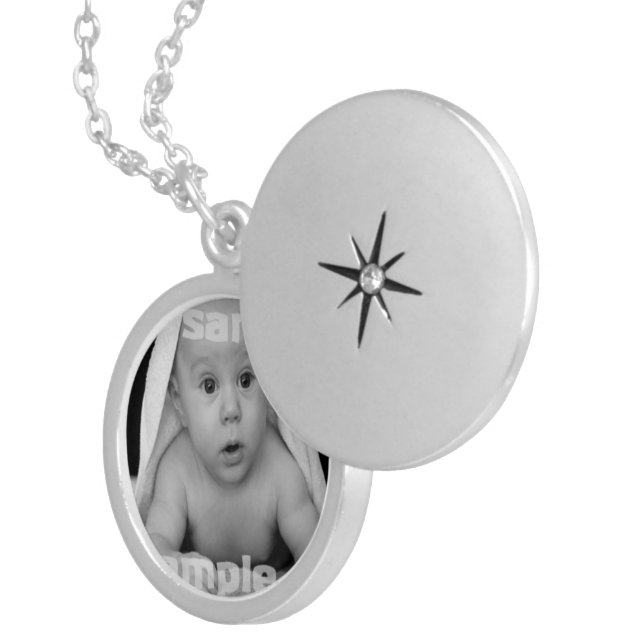 Personalized DIY Locket Necklace (Front Right)