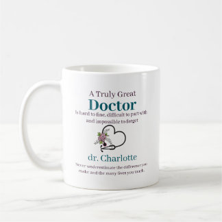 Personalized Doctor Appreciation Coffee Mug