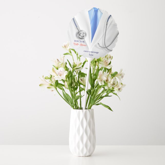 Personalized doctor balloon (Vase)