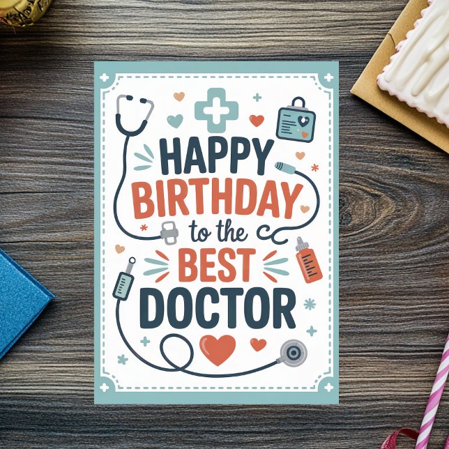 Personalized Doctor Birthday Card (Creator Uploaded)