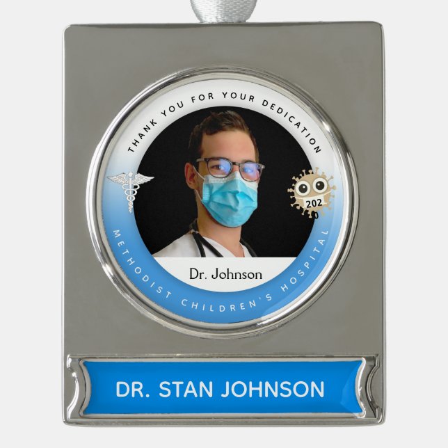 Personalized Doctor Christmas Ornaments (Front)