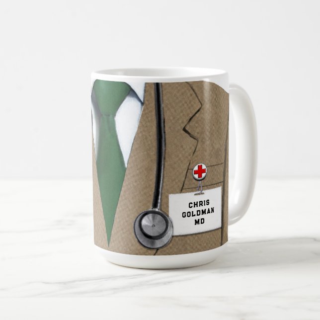 Personalized Doctor Coffee Mug (Front Right)