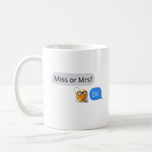 Personalized Doctor Custom Text Funny Medical Coffee Mug