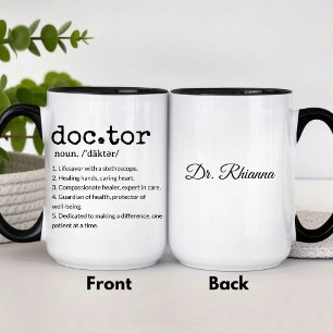 Personalized Doctor Definition Mug