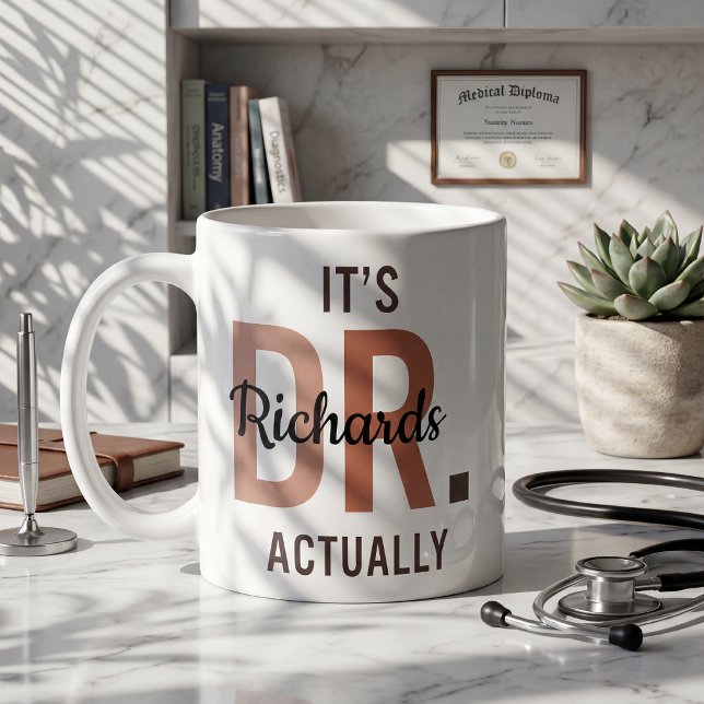 Personalized Doctor Funny Medical Graduation Coffee Mug (Creator Uploaded)