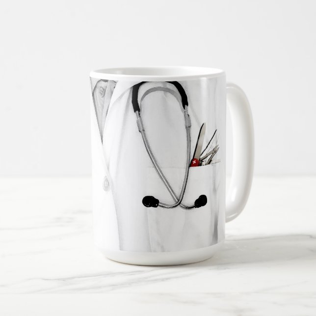 Personalized Doctor Gift Coffee Mug (Front Right)
