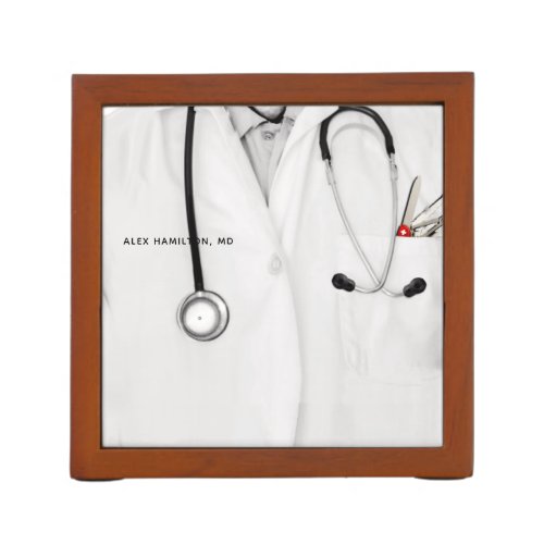 Personalized Doctor Gift Desk Organizer