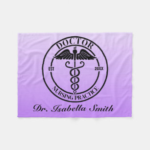 Personalized Doctor Gift For Graduate & Graduation Fleece Blanket