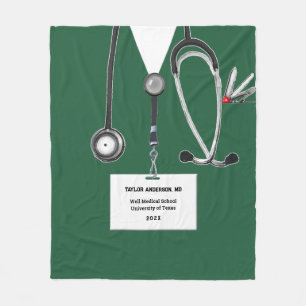 Personalized Doctor Gift Ideas Fleece Blanket