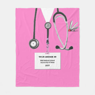 Personalized Doctor Gift Ideas Fleece Blanket