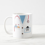 Personalized Doctor Gift Mug With Lab Coat &amp; Name