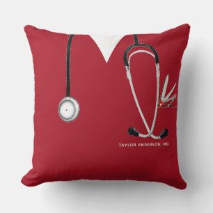 Personalized Doctor Gift Throw Pillow