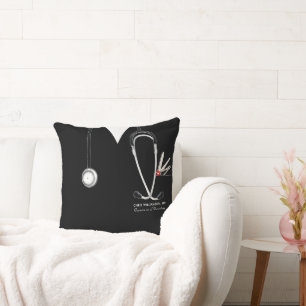 Personalized Doctor Gift Throw Pillow
