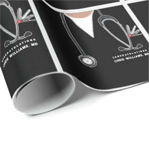 Personalized Doctor Gift Wrapping Paper